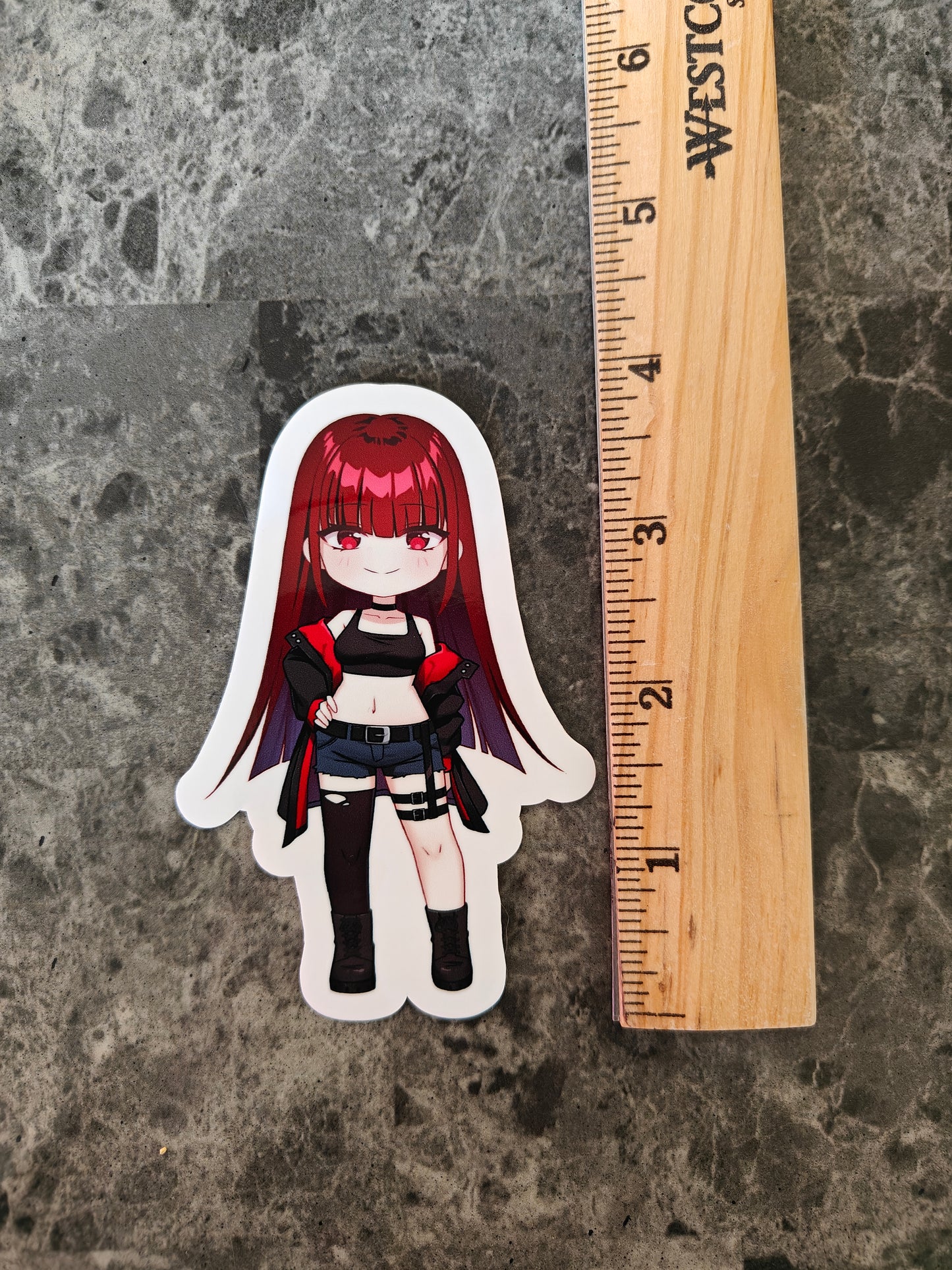 Layla Original Character Anime Sticker
